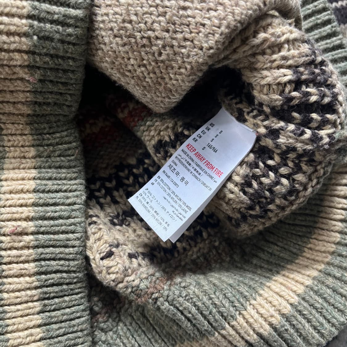 American Eagle 아메리칸 이글 패턴 니트 가디건(s) 상품이미지5