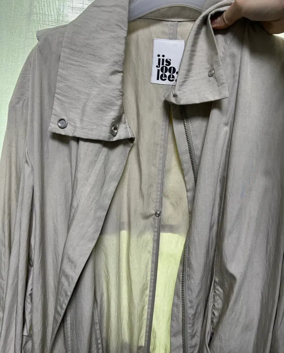 jiisoolee Shoulder strap coat 코트 베이지 상품이미지2