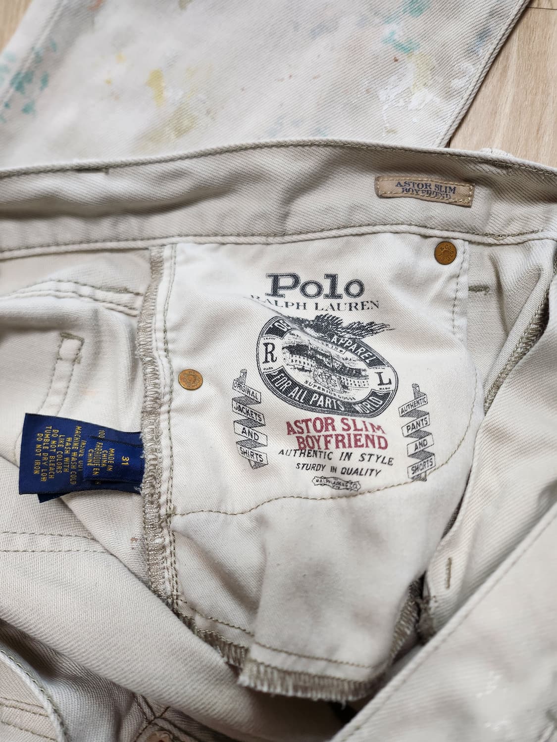 폴로랄프로렌 페인팅 치노팬츠 (31 상품이미지9