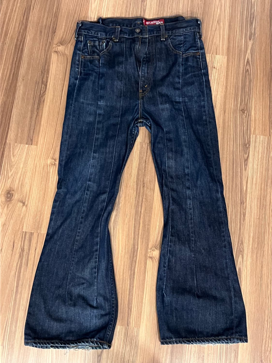 S ) 준야와타나베 리바이스 부츠컷 절개 데님 상품이미지3