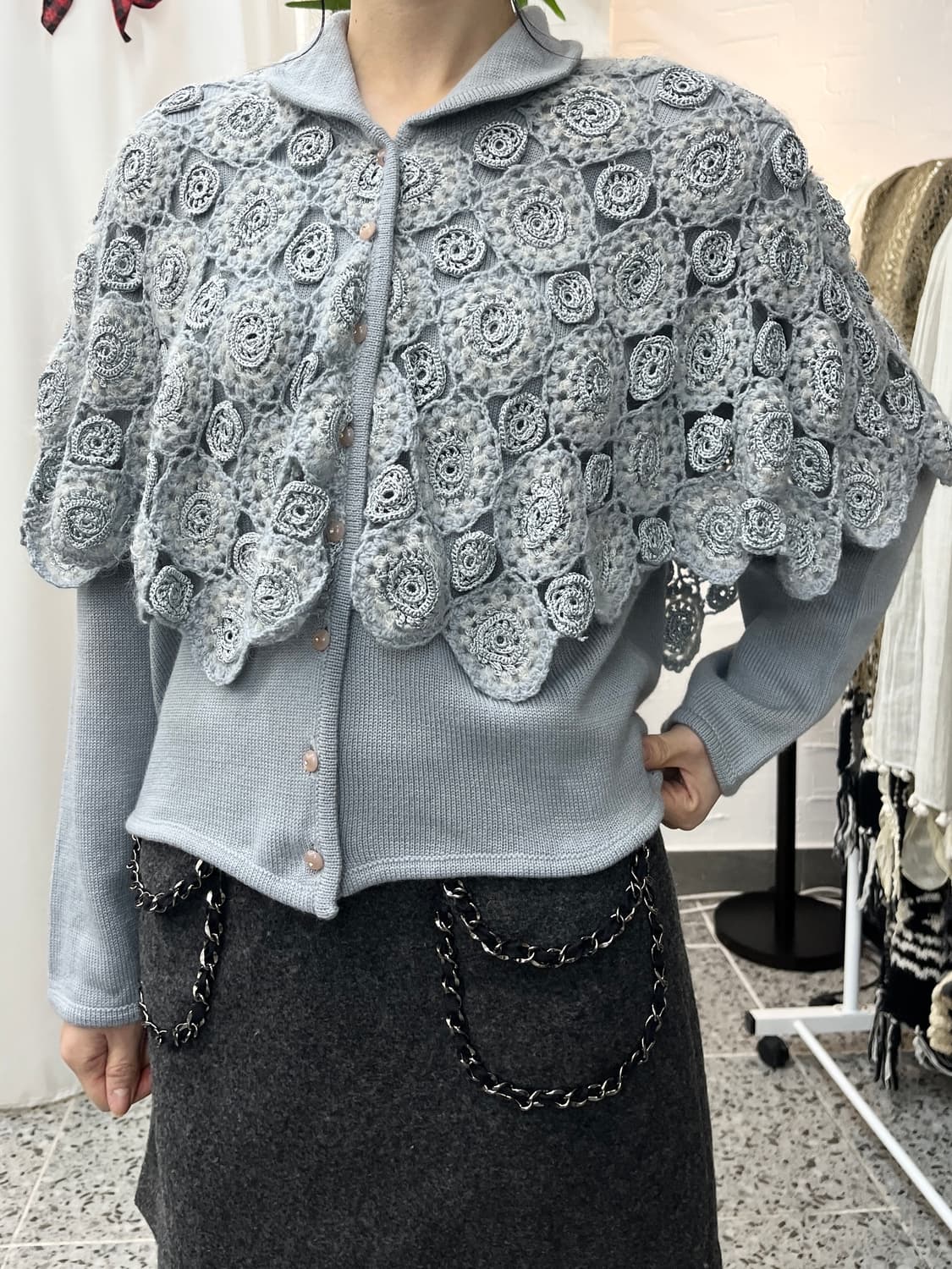 Flower crochet cardigan 상품이미지4