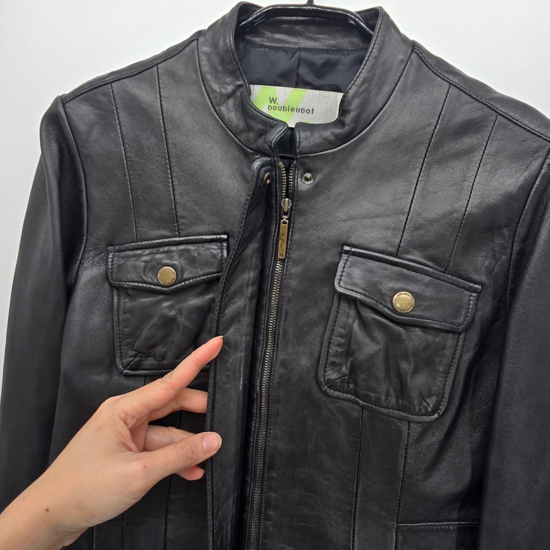 W. doubleu dot 양가죽 여성 자켓 S 상품이미지4