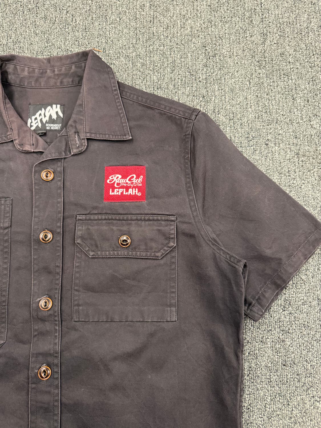 L) LEFLAH 빈티지 워크셔츠 상품이미지3