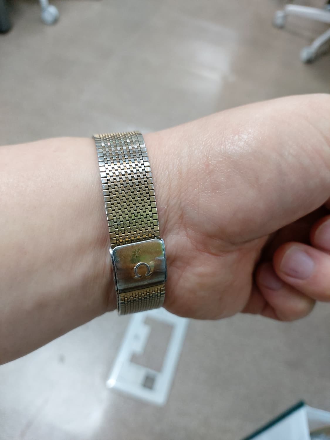 오메가 씨마스터 금장 쿼츠  상품이미지5