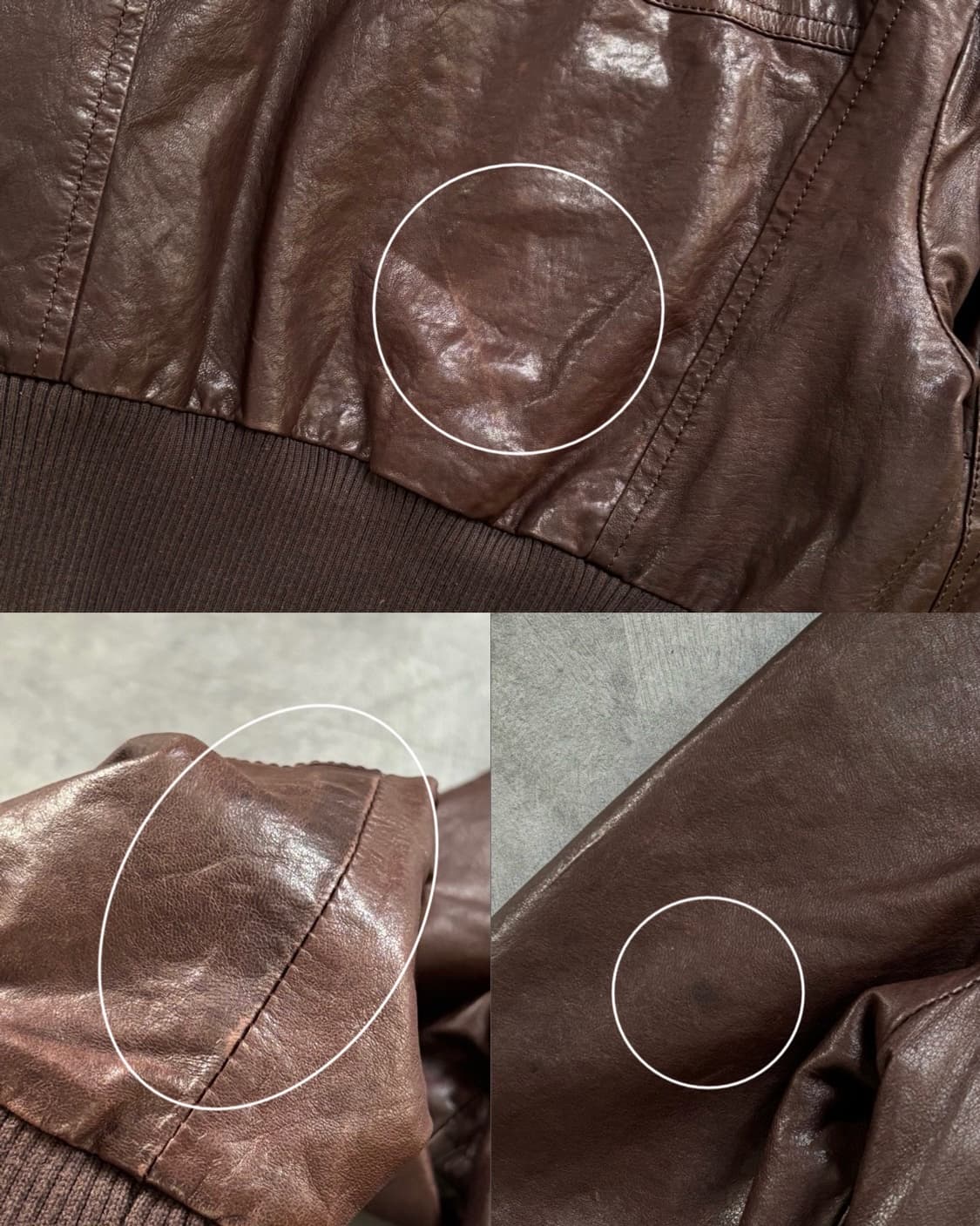 Burberry 버버리 블루라벨 브라운 레더 자켓 상품이미지10