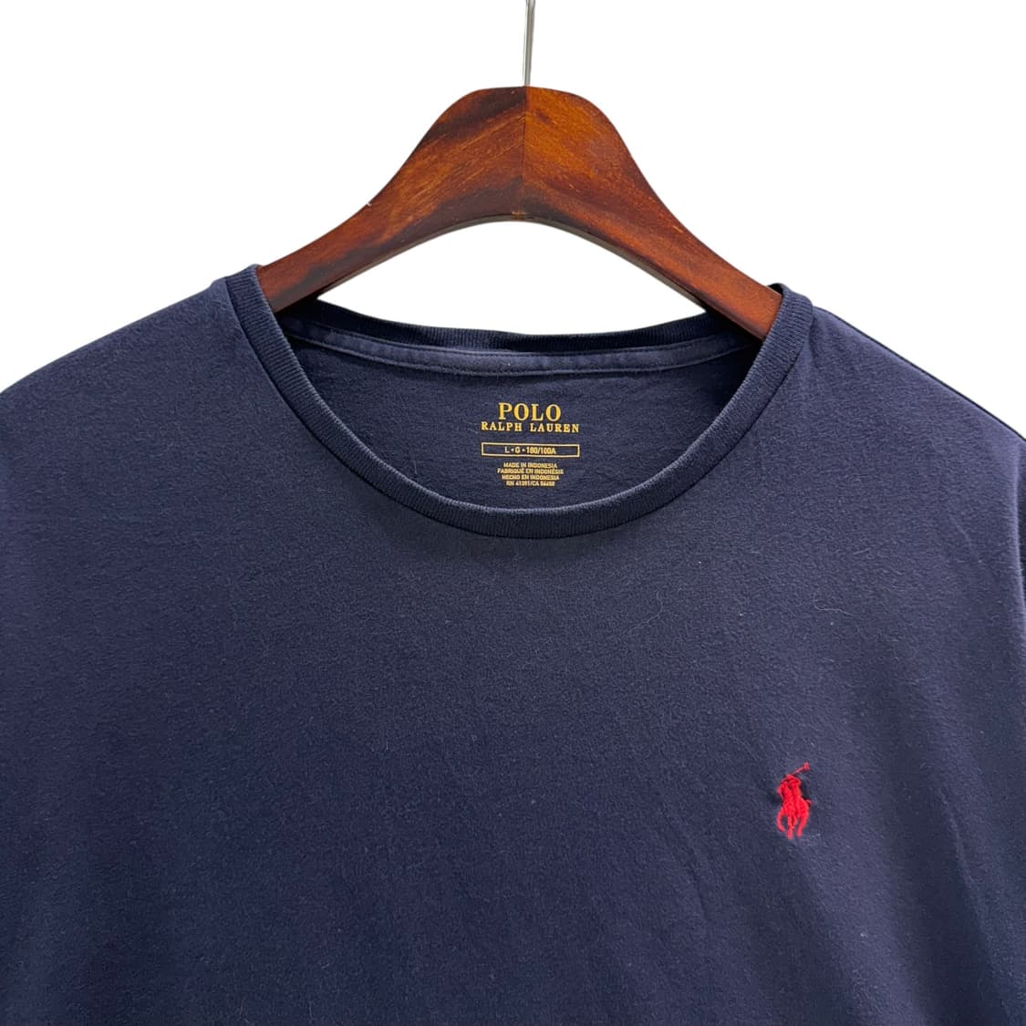 [L] 폴로 네이비 반팔 티셔츠 상품이미지5
