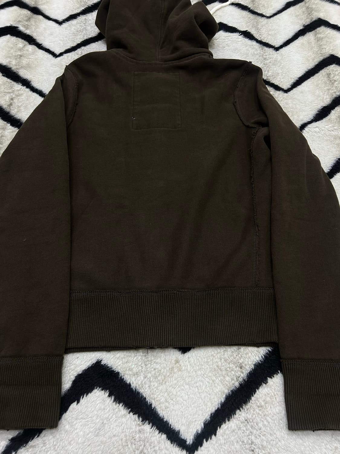 [S]아베크롬비 스펠아웃 그런지 후드집업/빈티지브라운/기모 상품이미지4