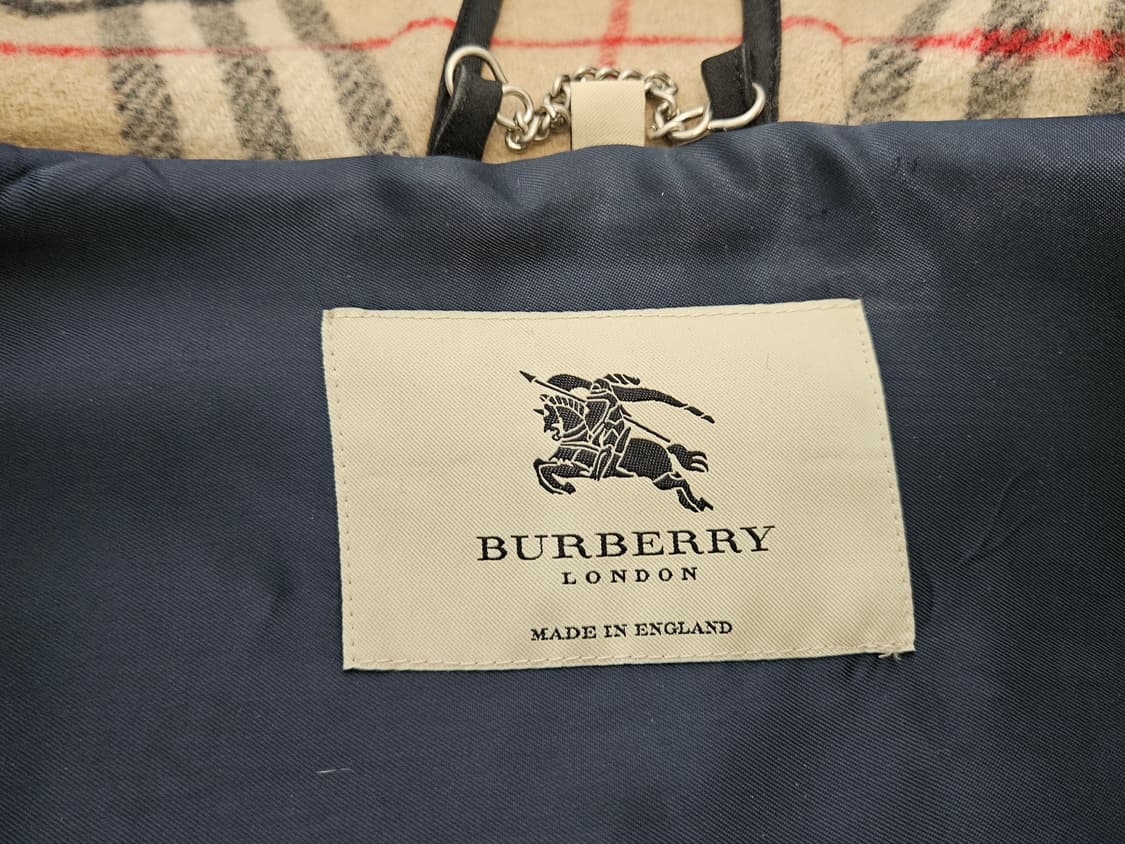 버버리 하프코트 떡볶이코트 네이비 상품이미지5