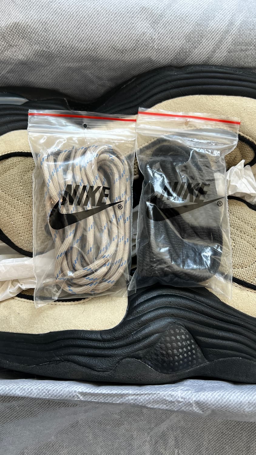 나이키 x 스투시 에어페니 2 라탄 앤 라임스톤 상품이미지1