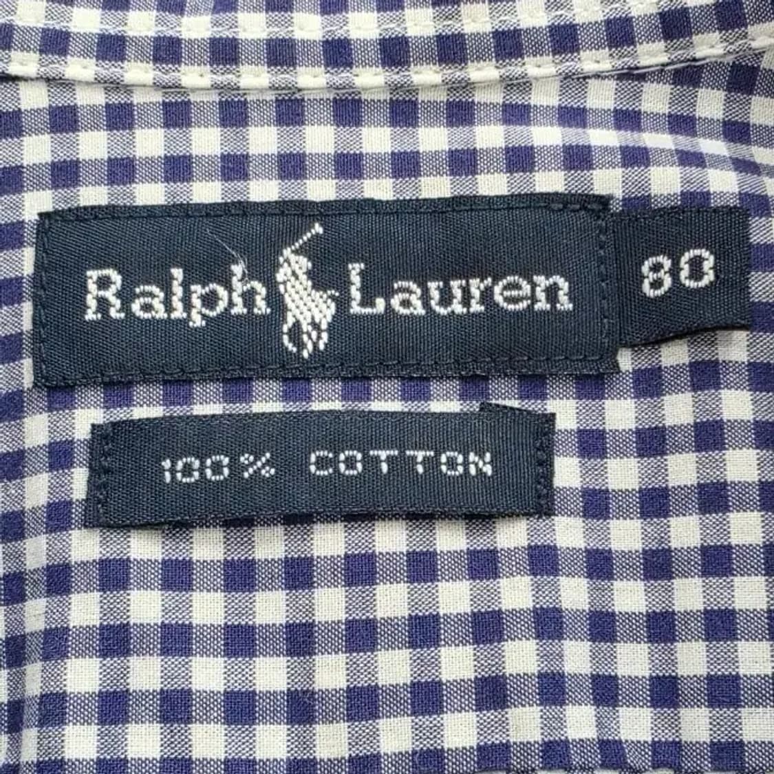 폴로 랄프로렌 체크 셔츠 블루 95 상품이미지2