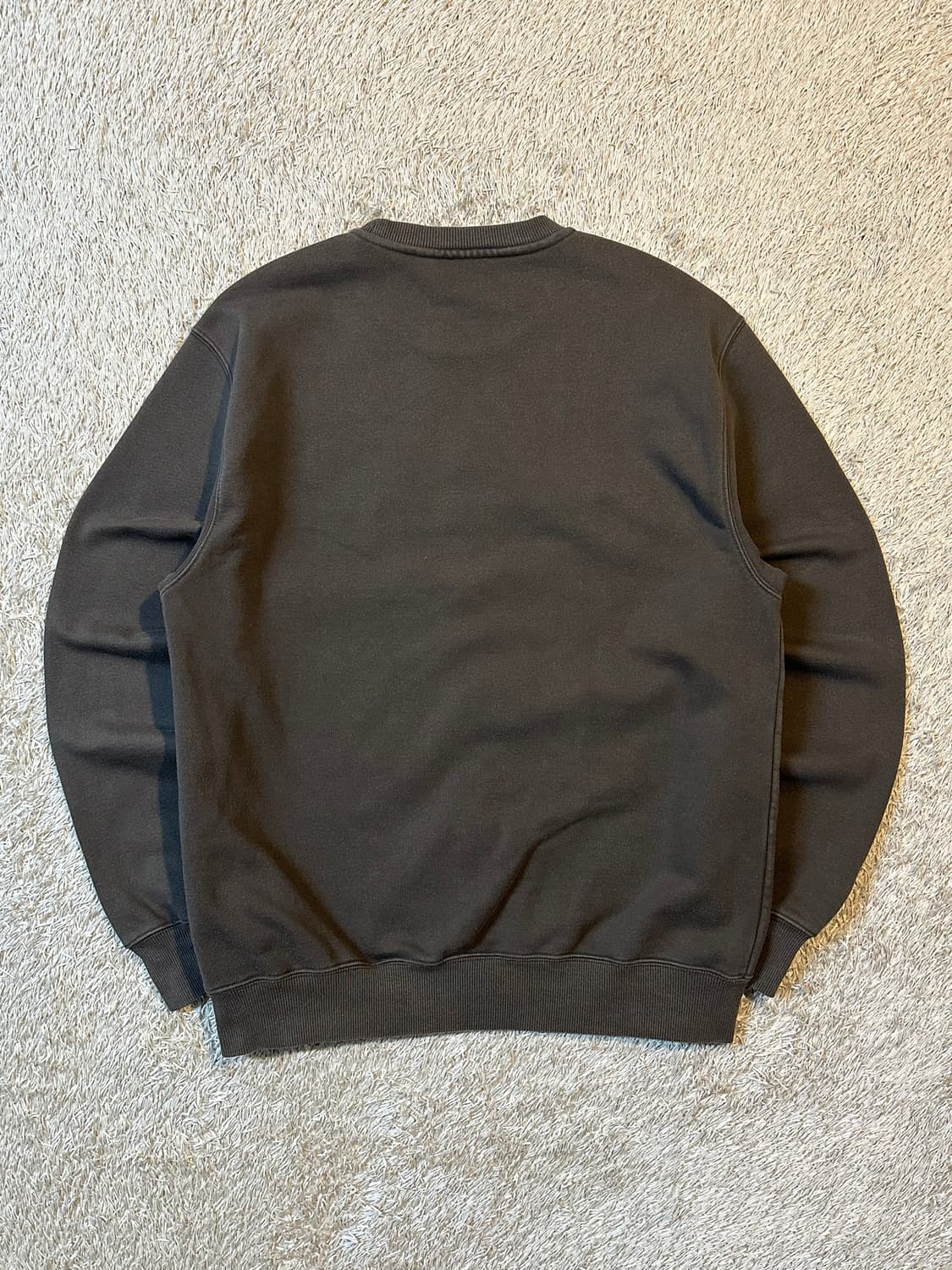 칼하트 WIP 스펠아웃 아치로고 맨투맨 브라운 상품이미지3