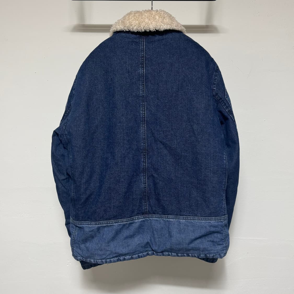 Schott 쇼트 데님 보아 쉐어링 자켓 XL 상품이미지2