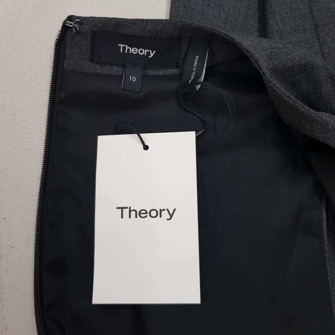 띠어리 THEORY 슬리브리스 테일러드 원피스 10사이즈 택달린새제품 상품이미지6