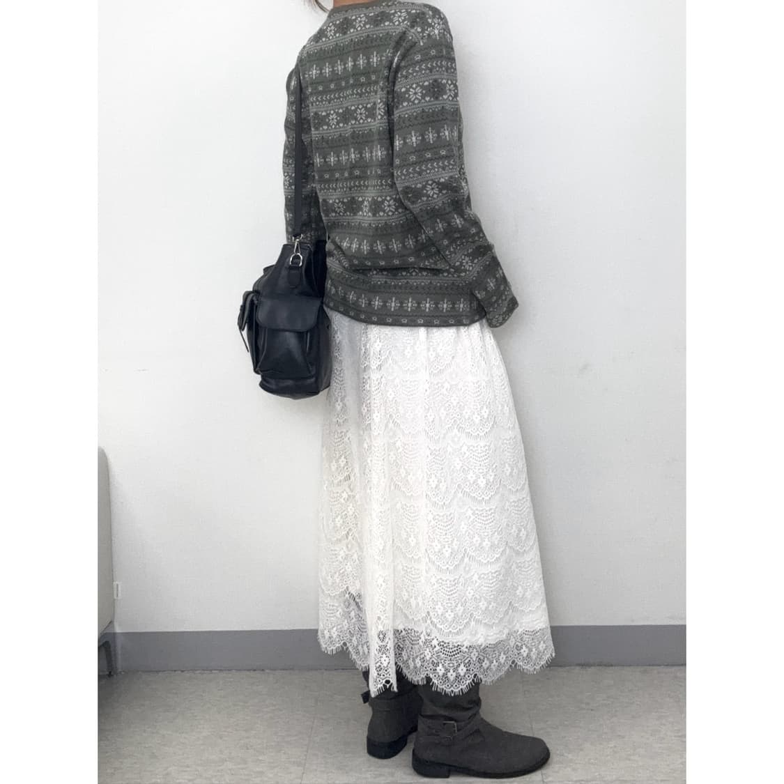 빈티지 그레이 노르딕 롱슬리브 상품이미지4