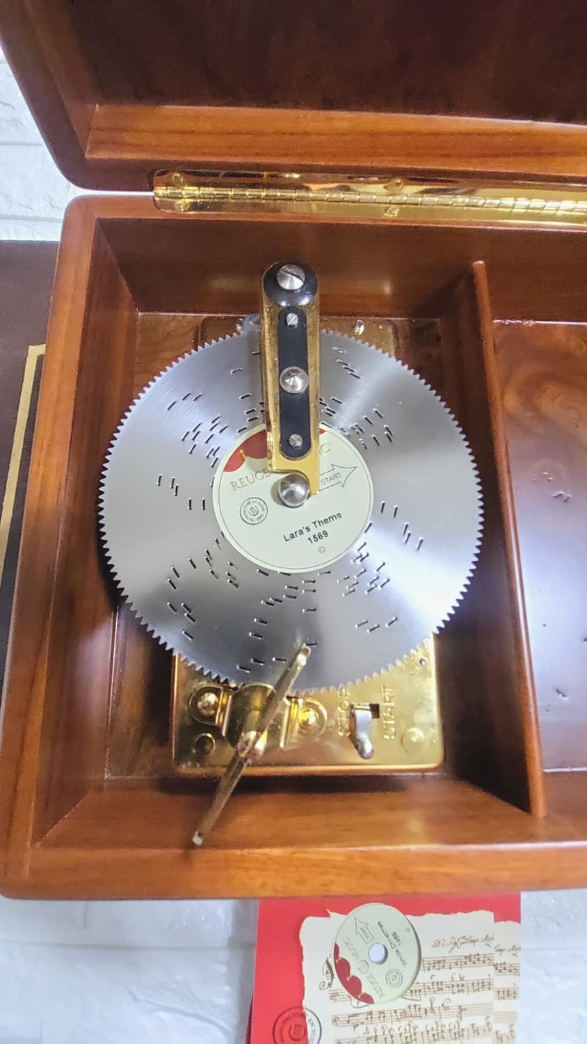 Reuge 루즈디스크 오르골 레코드 8매 보증서 사운드보드 포함 상품이미지3