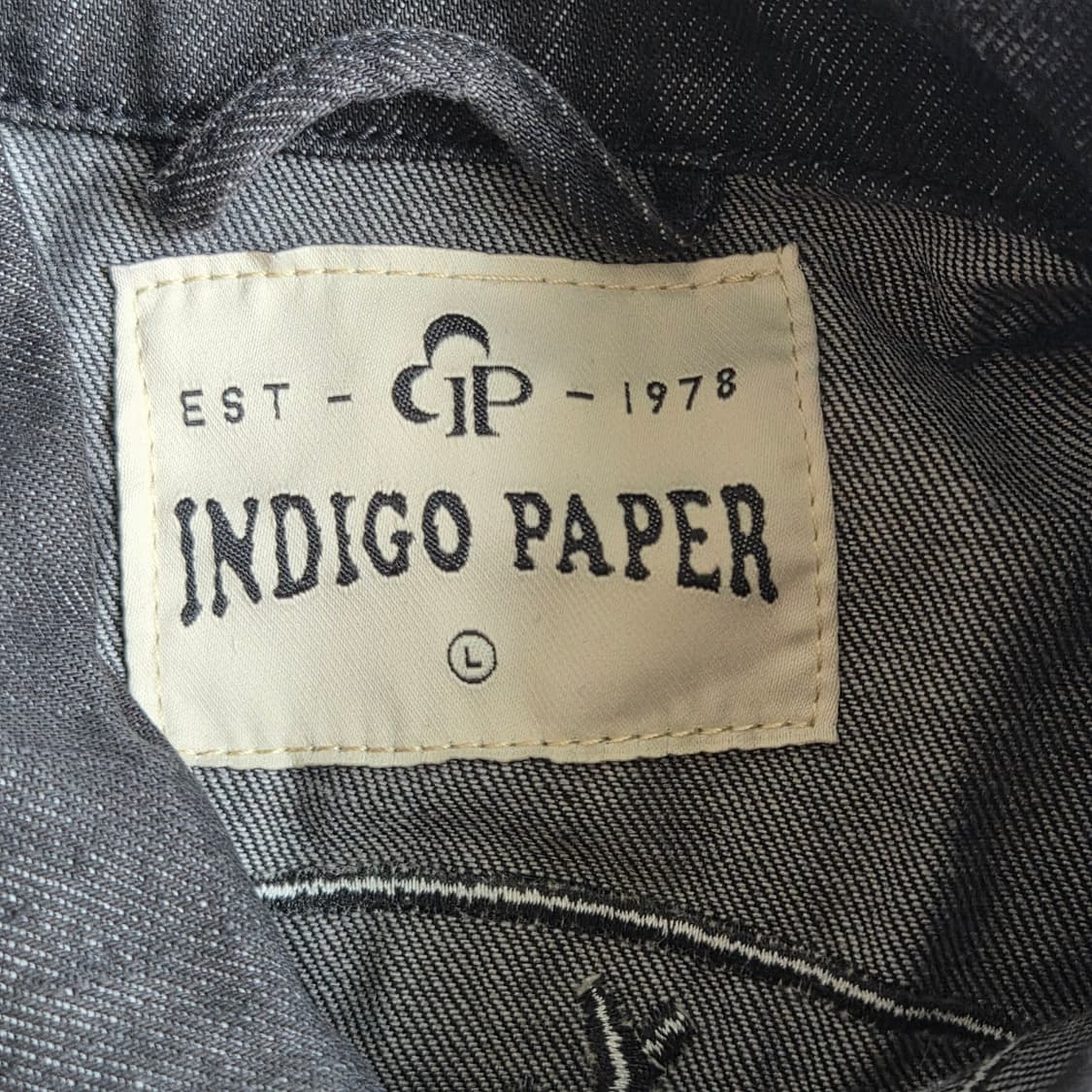INDIGO PAPER 빈티지 라이딩 데님 조끼 상품이미지3