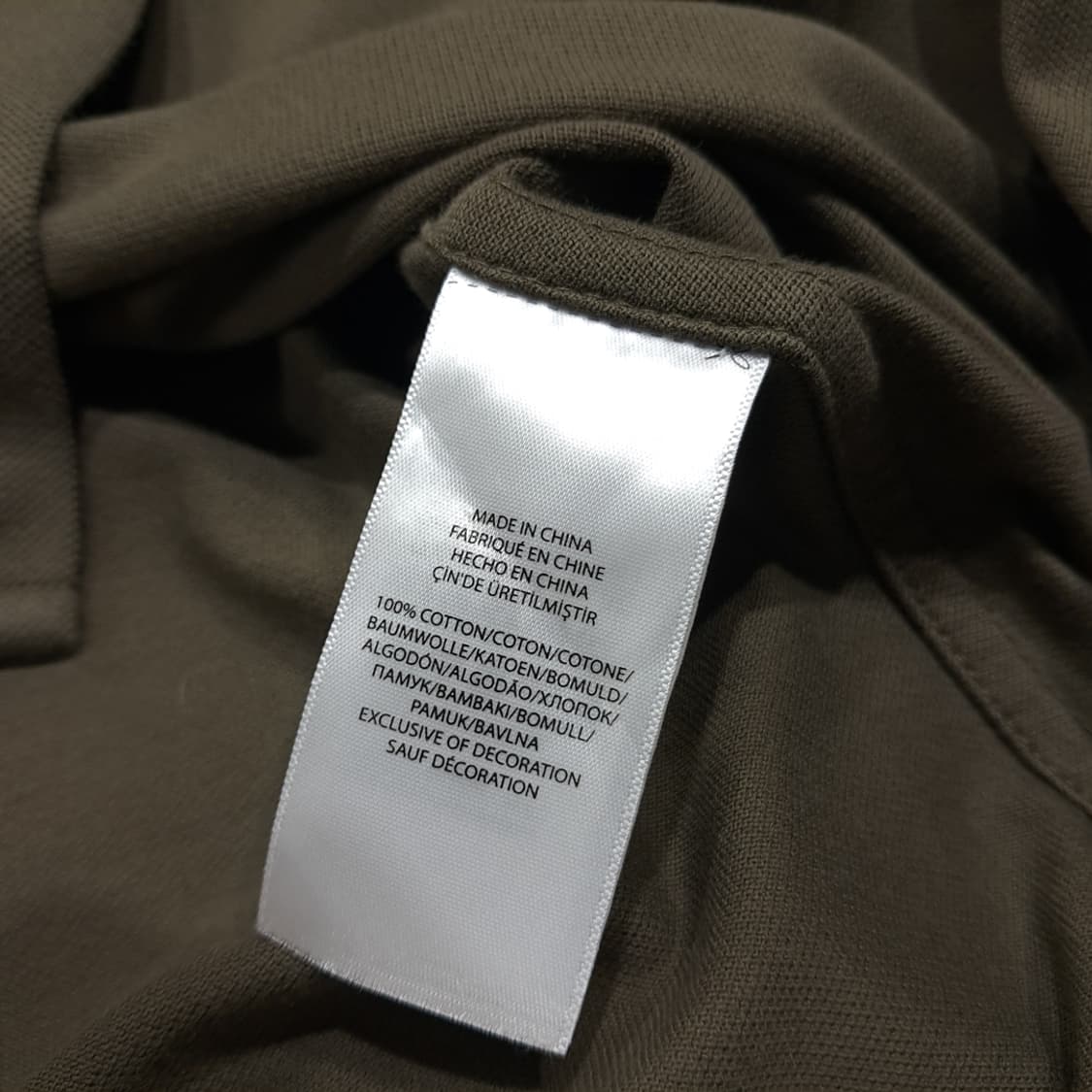 CK069 XL 폴로  버튼다운 올리브브라운 니트 옥스포드 셔츠 남방 상품이미지5