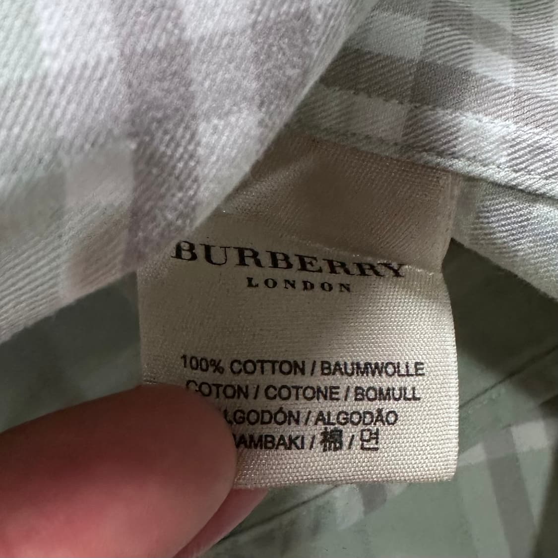 버버리 노바체크 셔츠 상품이미지8