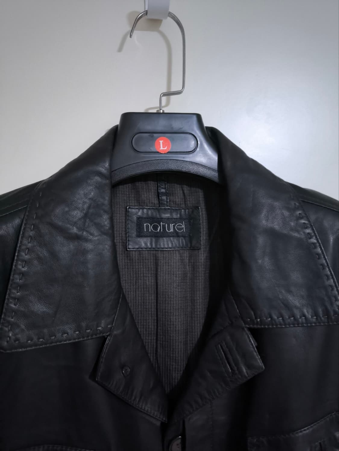 XL 터키 NQTUREL 양가죽 스티치포인트 셔츠 자켓 상품이미지7
