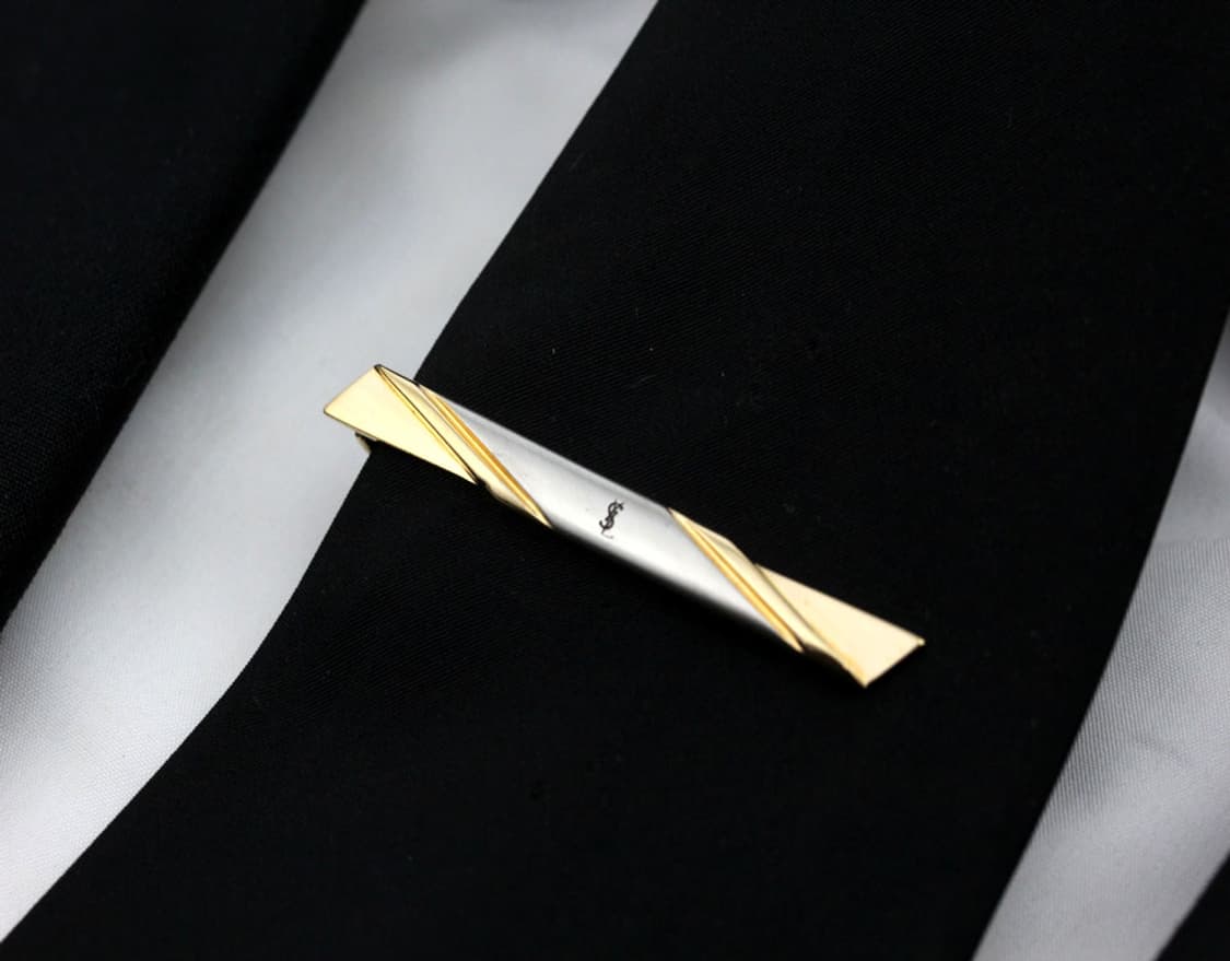 입생로랑 A-등급 5.6cm 남자 명품 넥타이핀 빈티지 상품이미지8