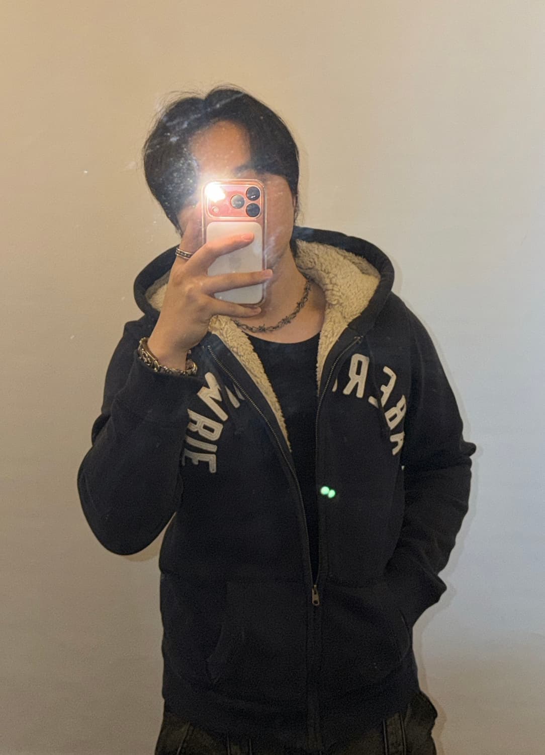 아베크롬비 양털 후드집업 상품이미지2