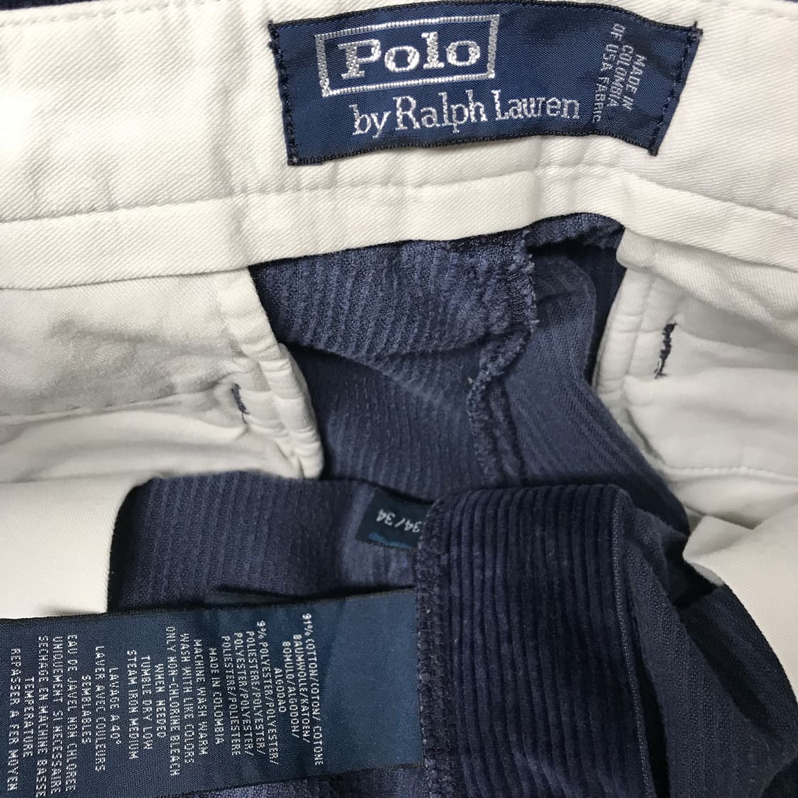 폴로 랄프로렌 코듀로이 팬츠 네이비 34/34 상품이미지5