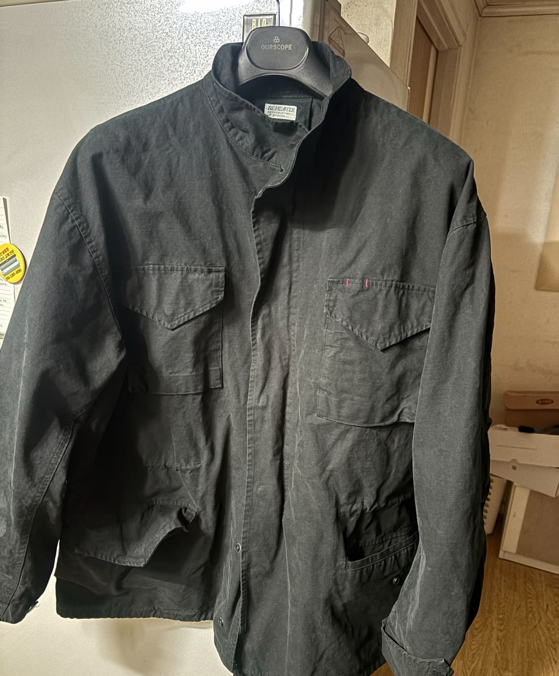 비헤비어 / dyed m-s 필드자켓 앤트러사이트 / 4 상품이미지7