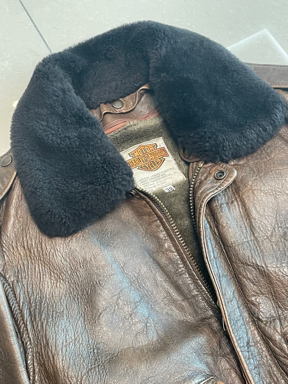 (38) 할리 데이비슨 클래식 레더 자켓 상품이미지2