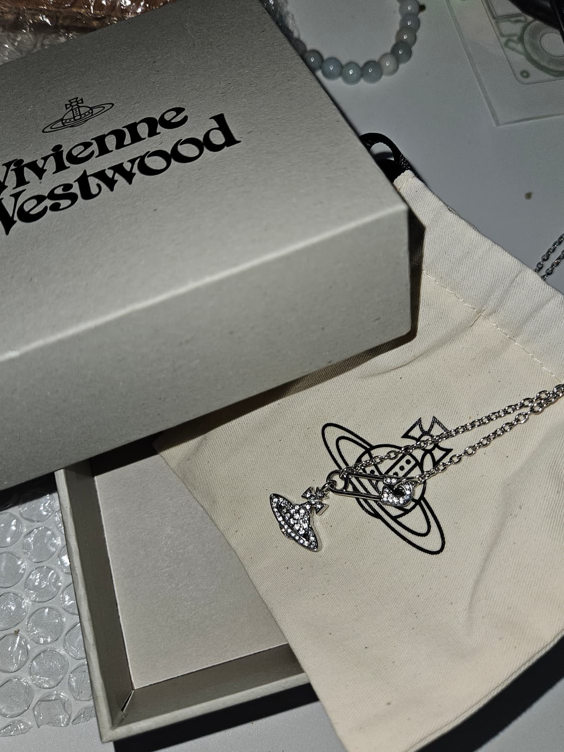 비비안웨스트우드 루크리스 클립 목걸이 상품이미지2