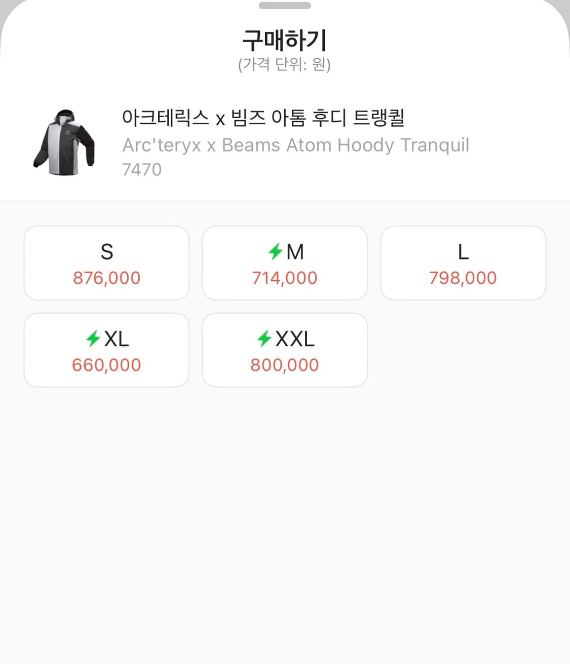 아크테릭스 x 빔즈 아톰 후디 트랭퀼 상품이미지2