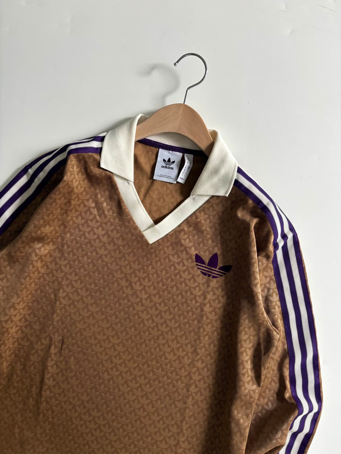 Adidas 아디다스 아디컬러 헤리티지 나우빈티지 카라 롱슬리브 데저트브 상품이미지1