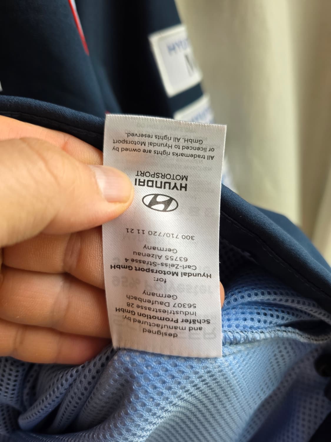 현대모터스포츠 WRC 소프트쉘 레이싱자켓/현대N 자켓 S 상품이미지10