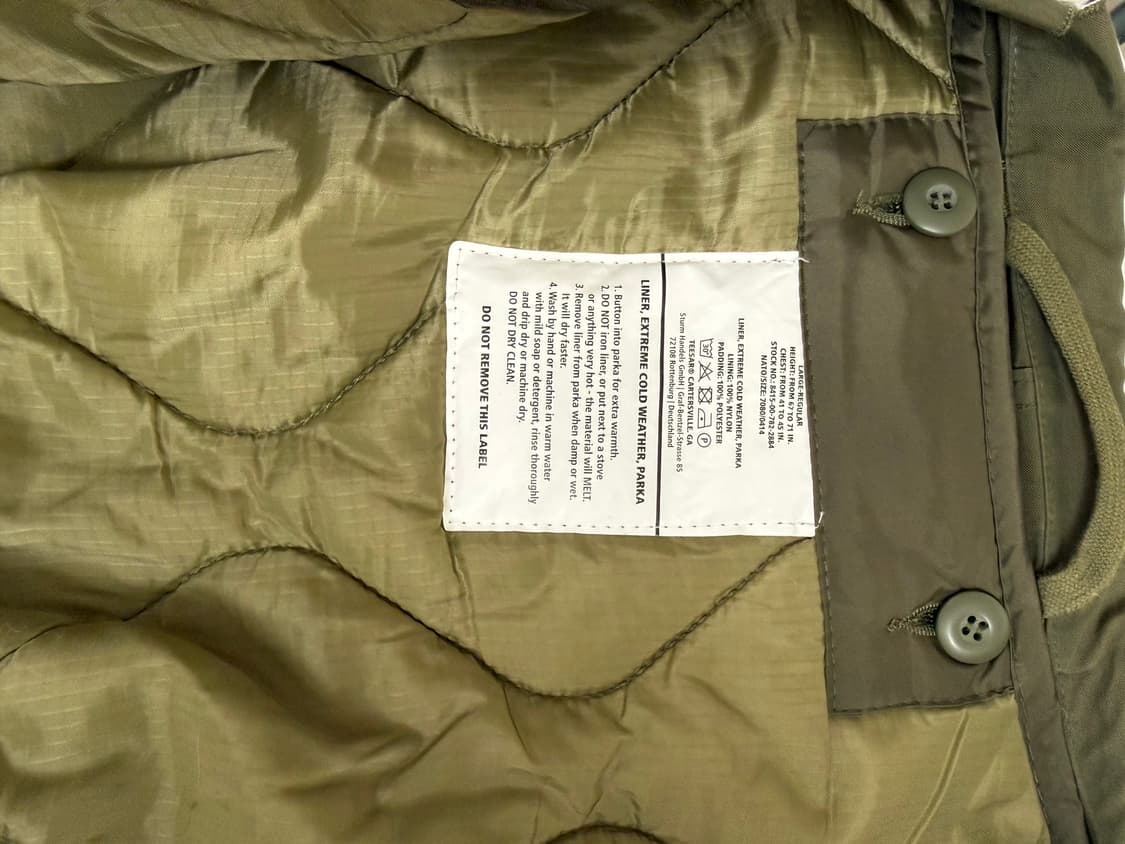 밀텍 M65 피쉬테일 파카(개파카) 상품이미지4