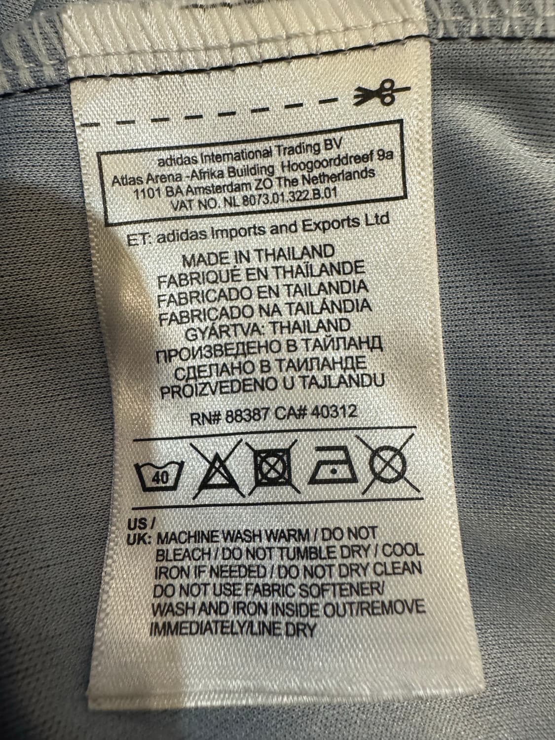 [XXL][105] Y-3 요지야마모토 JFA 풋볼 저지 블루 상품이미지6