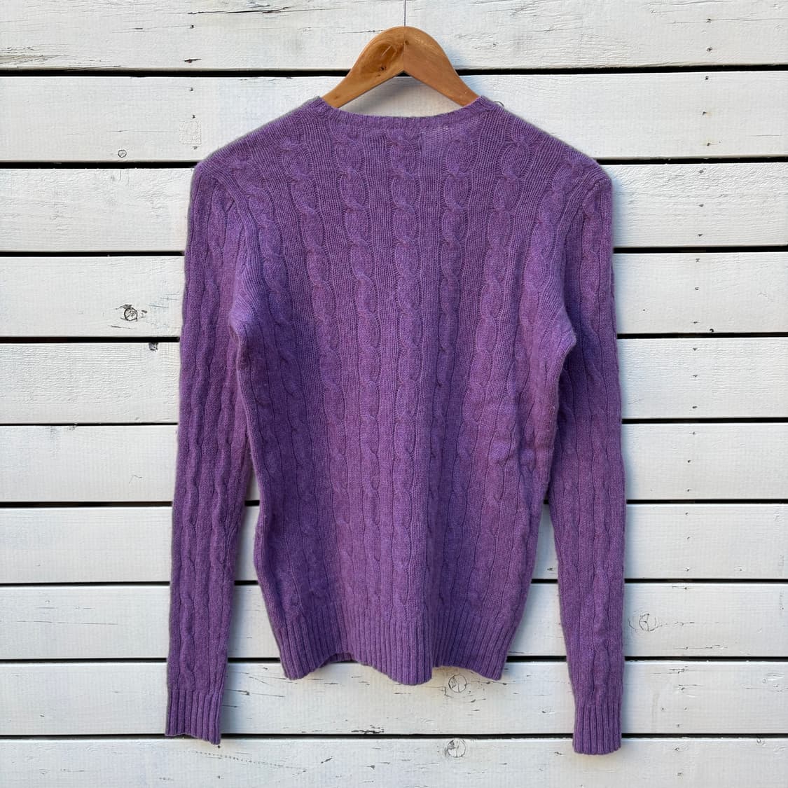 Polo 폴로 울 캐시미어 케이블 꽈배기 니트 상품이미지2