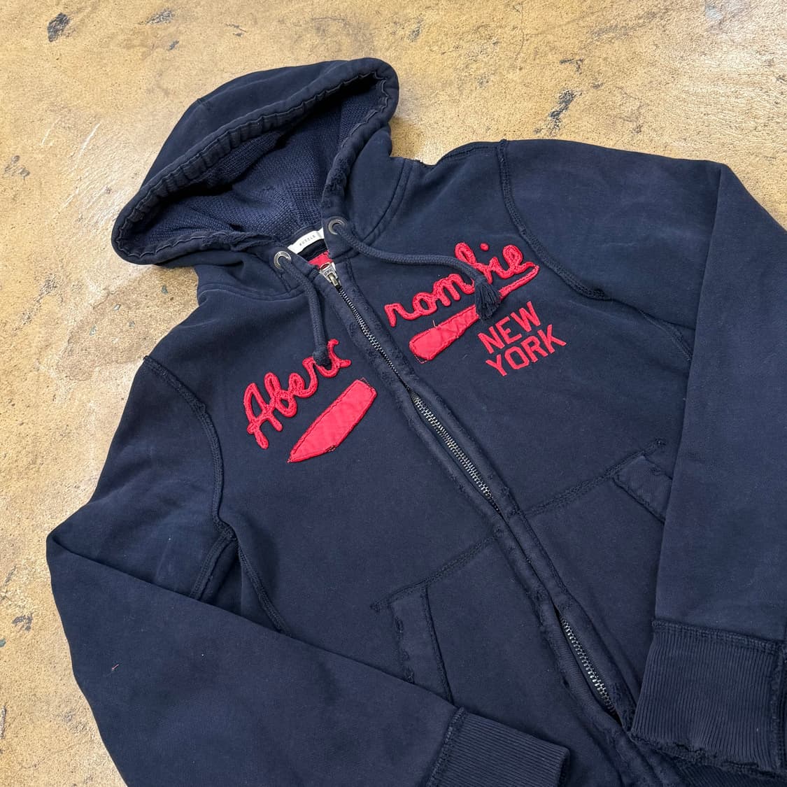 아베크롬비 검빨 후드집업  상품이미지1