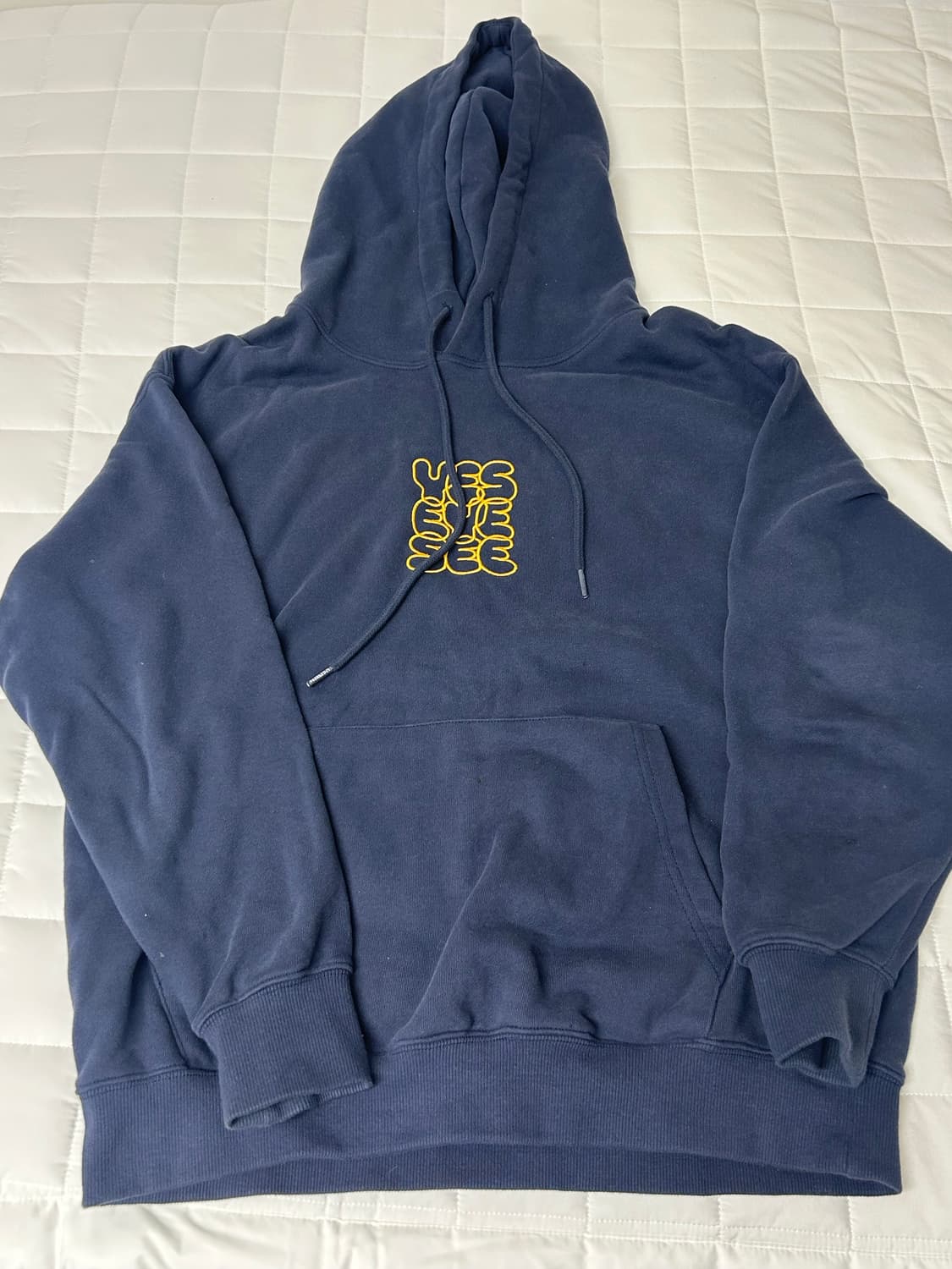 예스아이씨 로고 후드티 네이비 S 상품이미지2