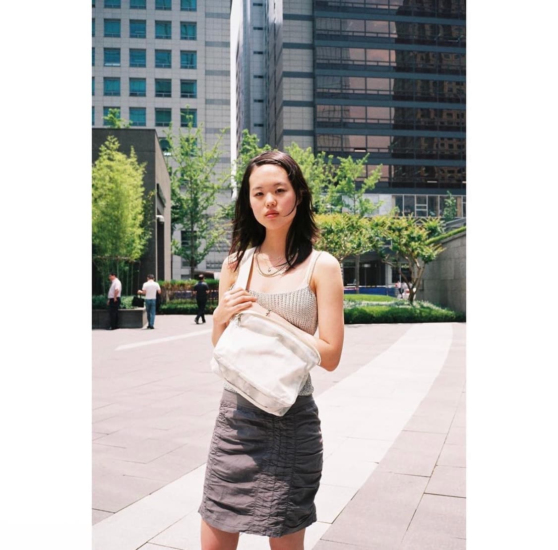 [미품] 레귤러 regular 실키 크로스백 블랙 상품이미지9