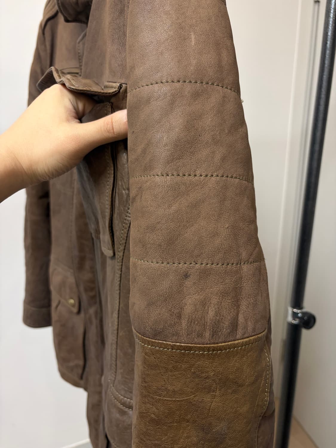 (105) 프랑코 페라로 브라운 양가죽 필드자켓 상품이미지9