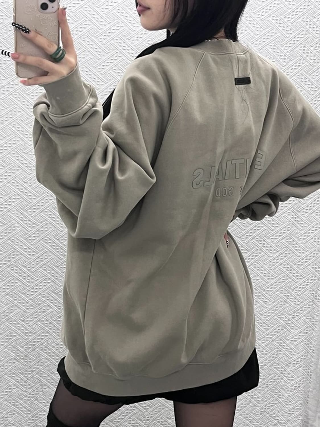 피어오브갓 에센셜 빈티지 캐주얼 오버핏 맨투맨 XL C10545 상품이미지1