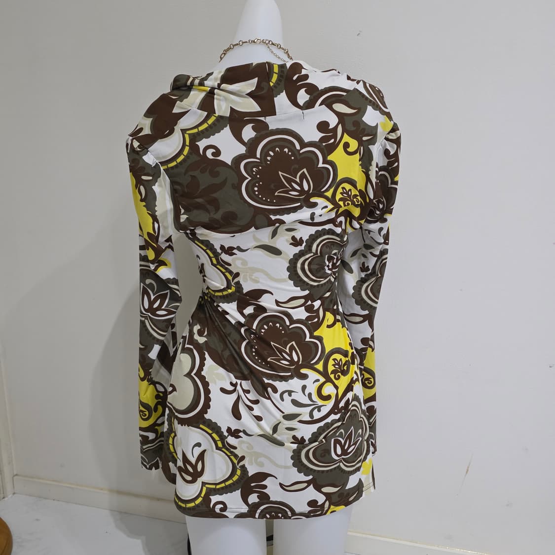 빈티지)페이즐리 오리엔탈 에스닉st 모리걸 튜닉 로맨틱 롱슬리브블라우스 상품이미지2