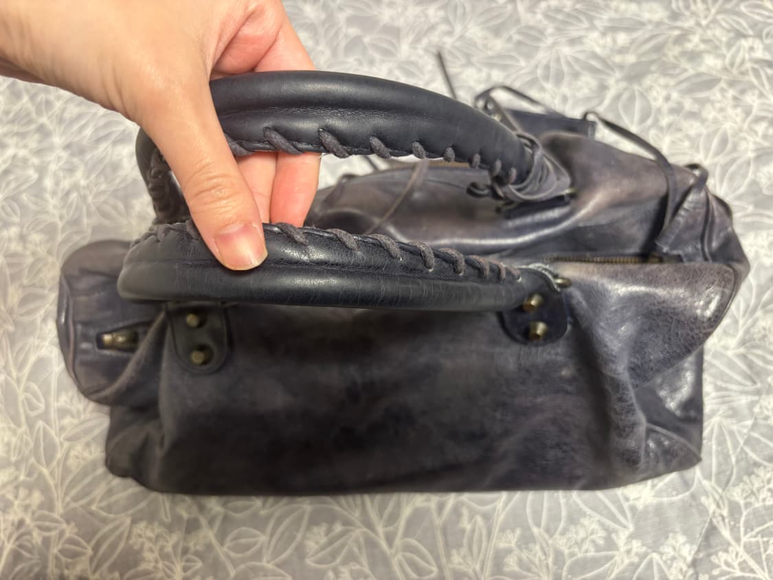 발렌시아가 모터백 (르시티) 트위기 퍼플 상품이미지4