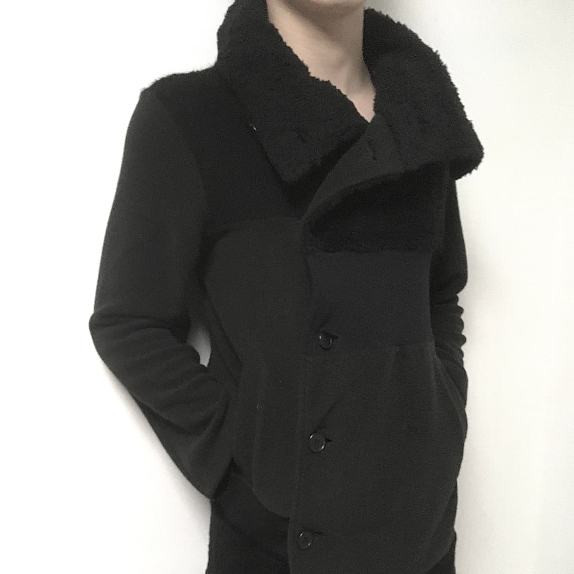 Gomme 고무 변형 하이넥 코트 상품이미지3