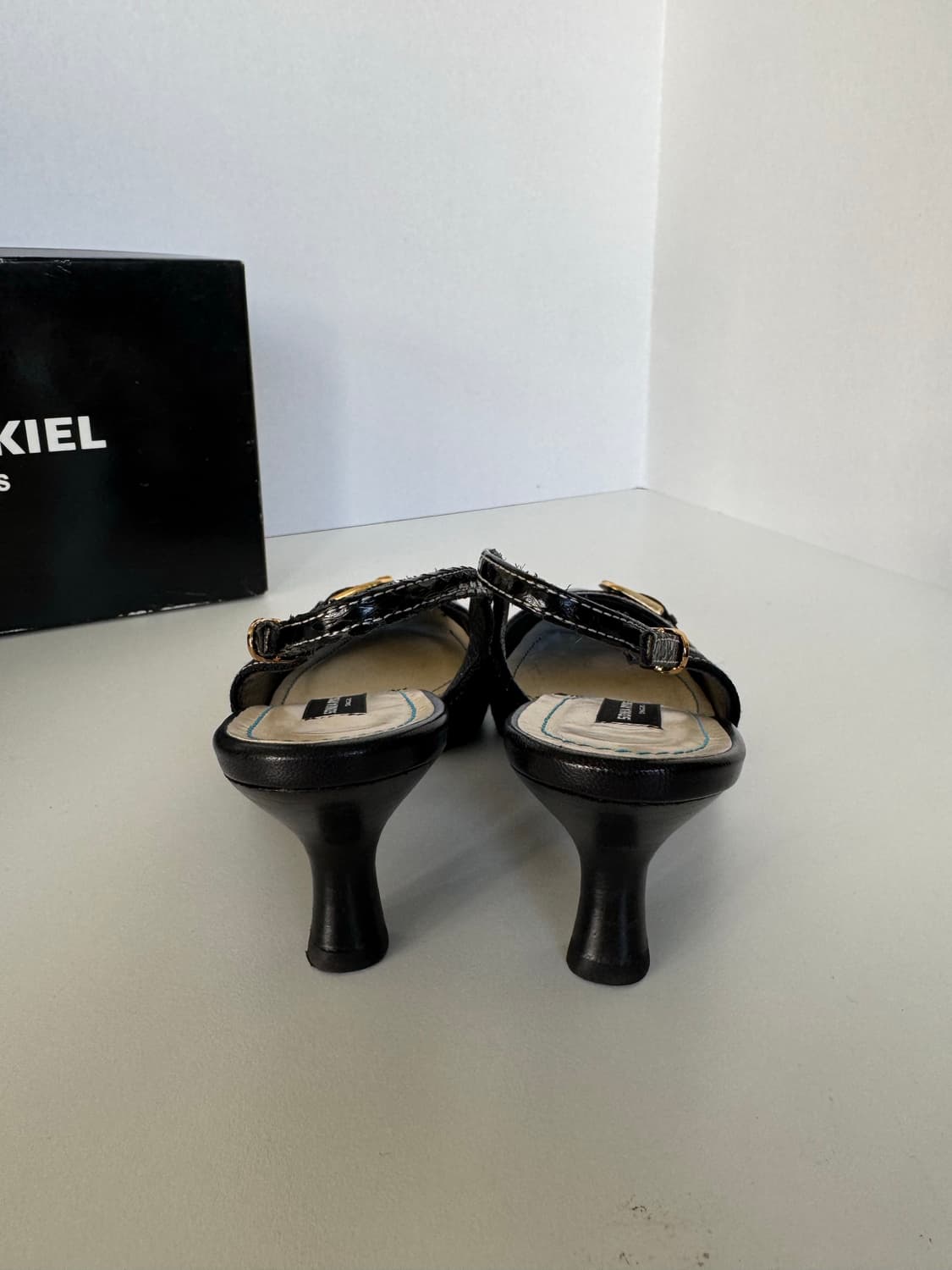 SONIA RYKIEL 소니아리켈 빈티지 버클 슬링백 힐 상품이미지7
