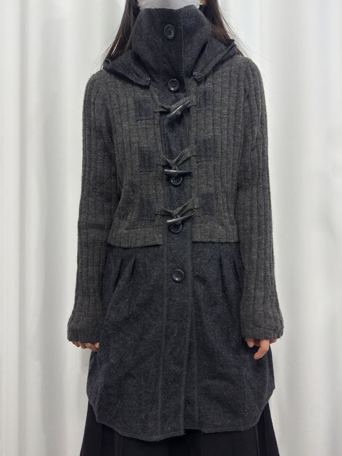 vivi age design duffle cardigan 상품이미지1