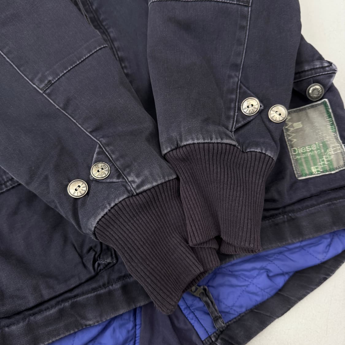 디젤 멀티포켓 가먼트다잉 워싱 밀리터리 후드 자켓 상품이미지6
