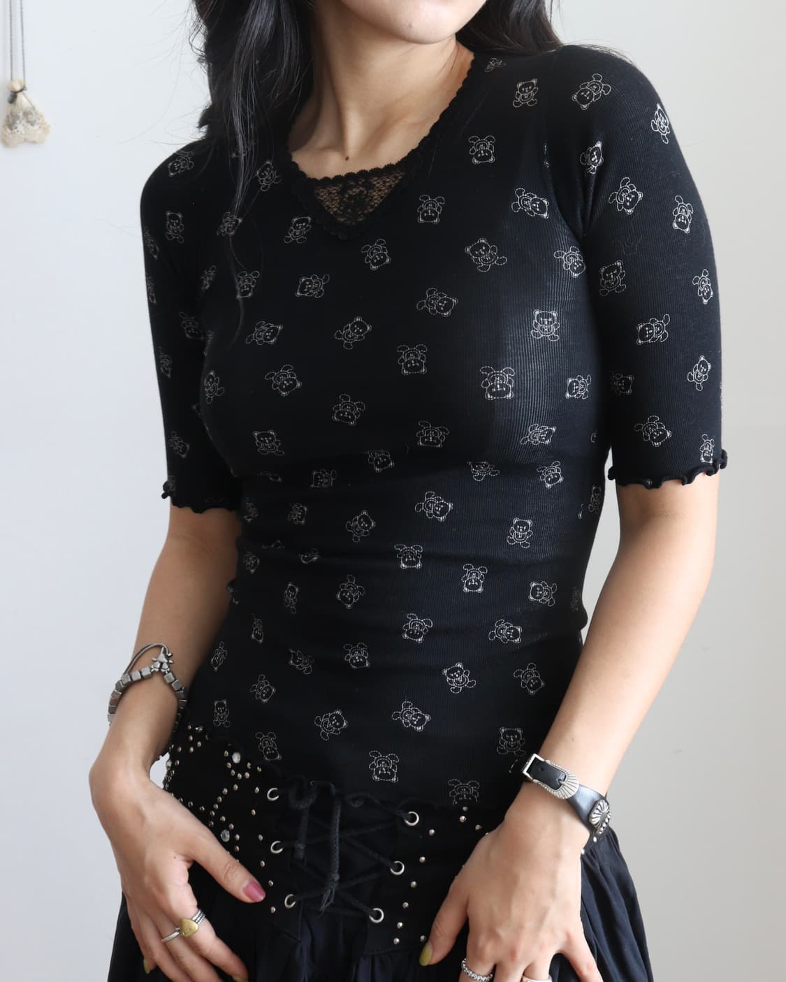 [Hysteric Mini] Fuckbear Lace Pullover 상품이미지8