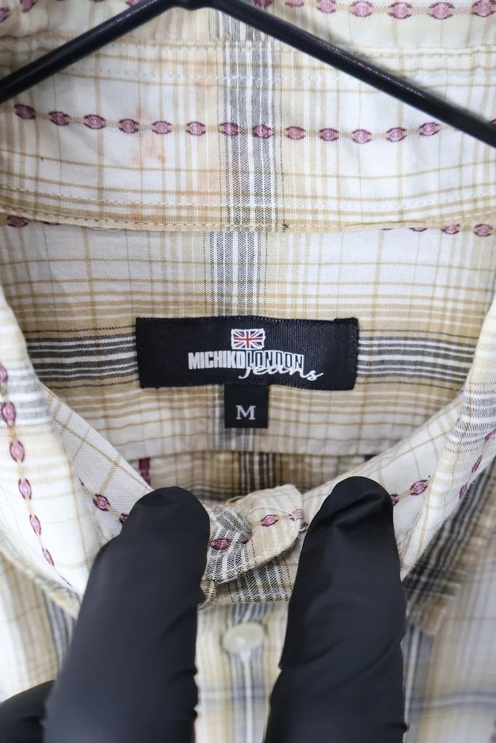 Michiko London Jeans Check Shirt 상품이미지9