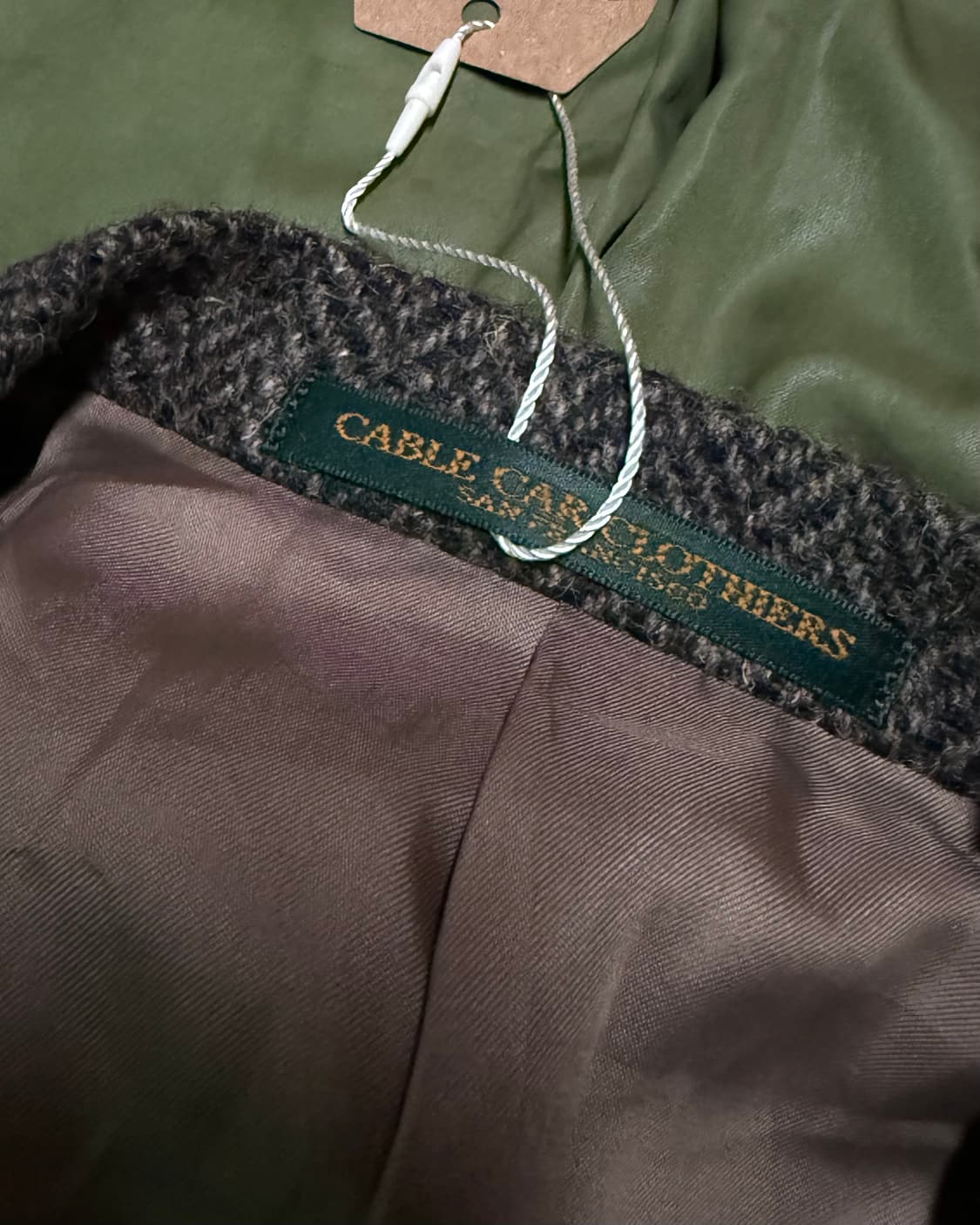 00's Cable Car Clothiers 헤링본트위드 자켓 100 상품이미지4