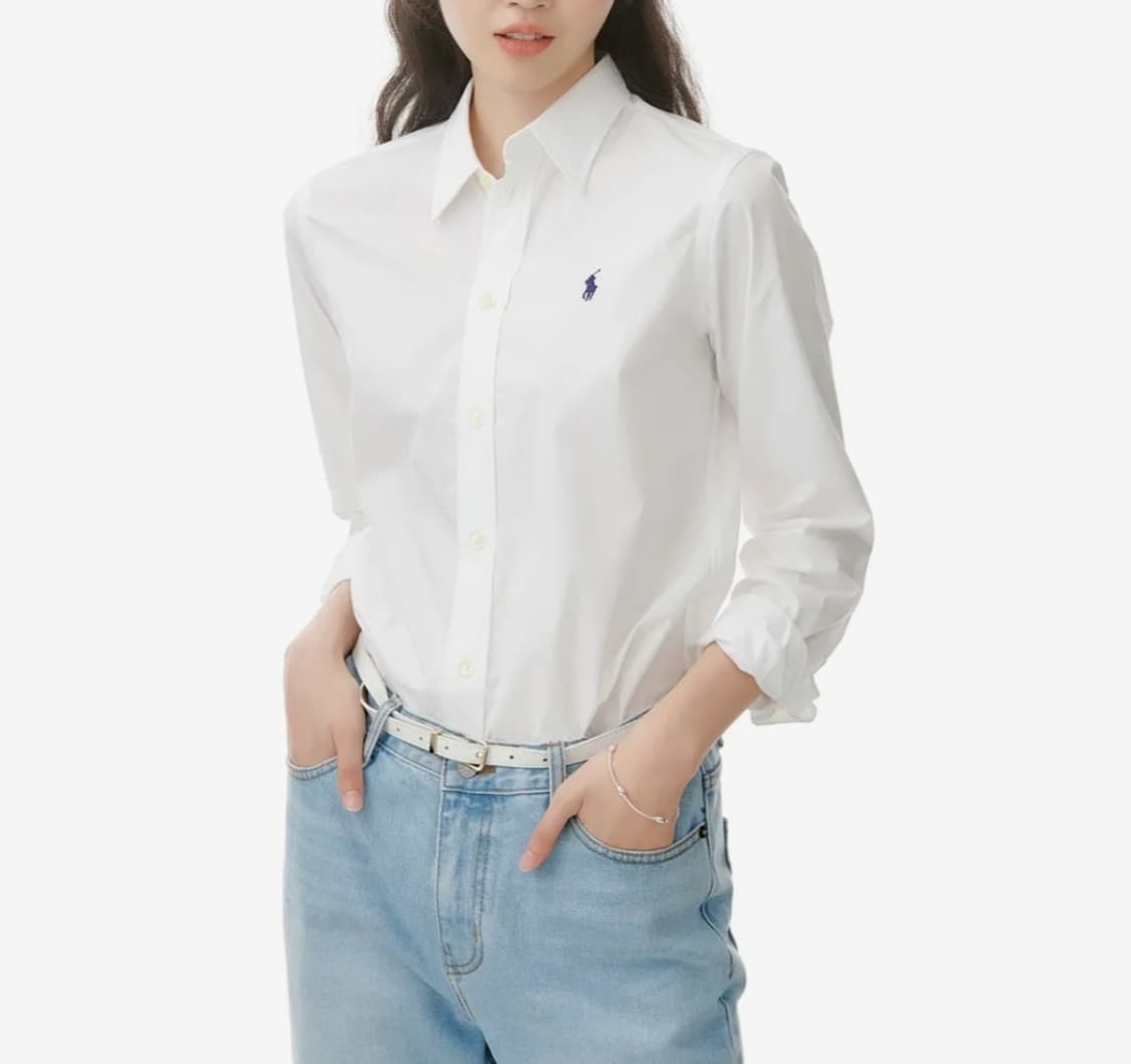 폴로랄프로렌 커스텀핏 스트레치 셔츠 6size _ 여성,실측 확인 상품이미지1